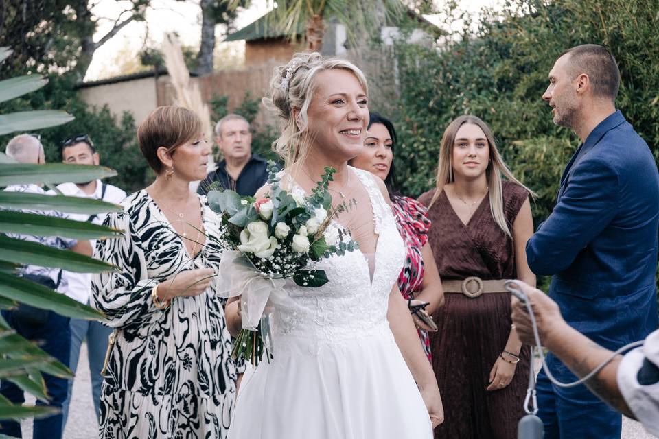 Arrivée mariée