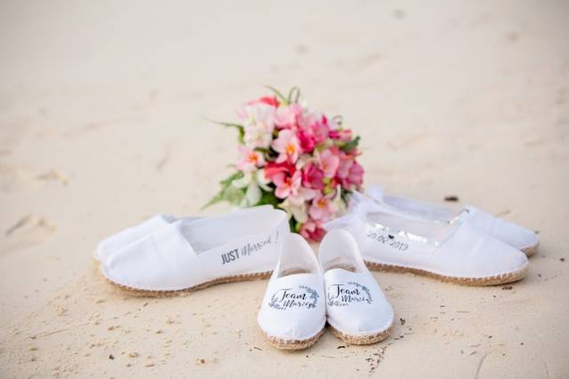 Espadrilles personnalisées online mariage