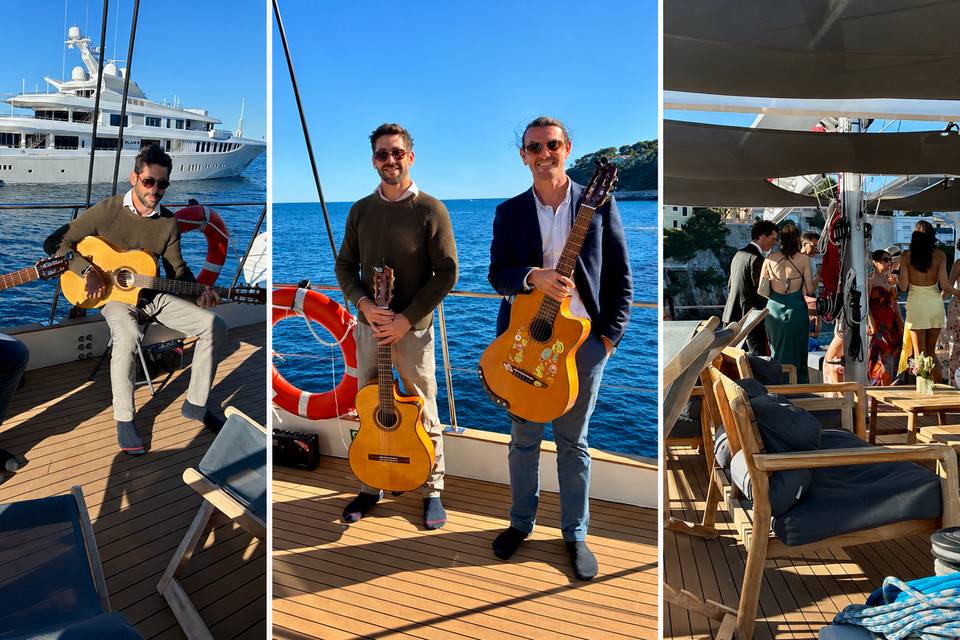Mariage en catamaran