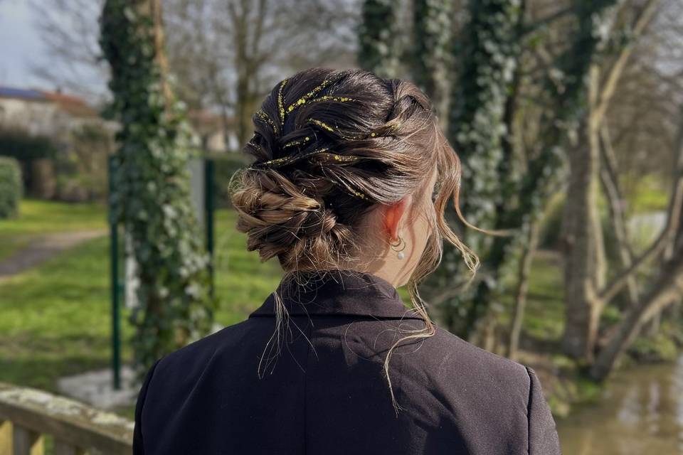 Chignon bas chic
