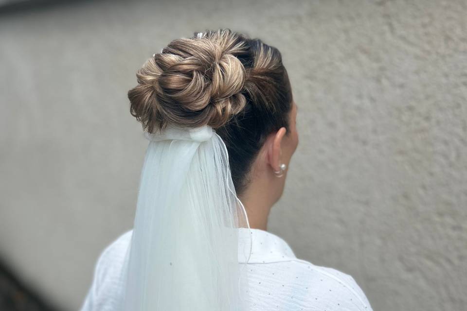 Chignon haut