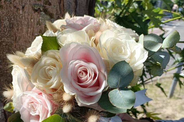 Bouquet de mariée rond