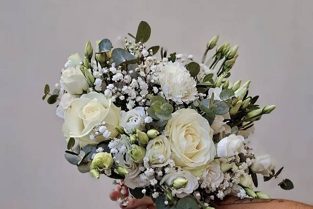 Bouquet de mariée rond