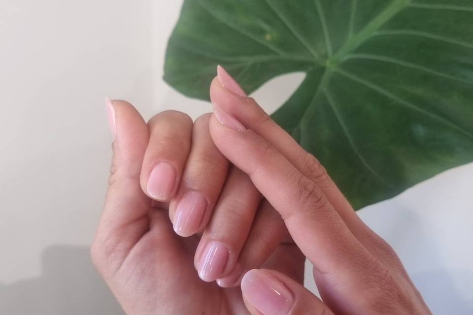 Gainage ongles naturels