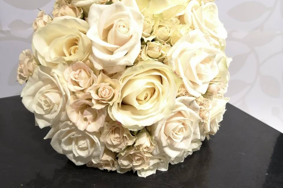 Bouquet mariée rond