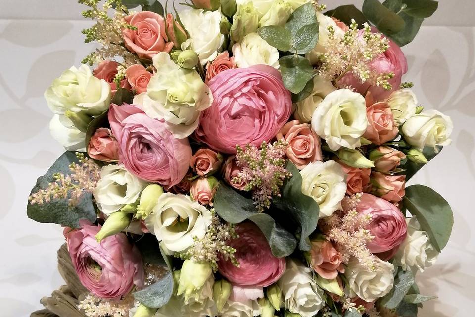 Bouquet de mariée rond