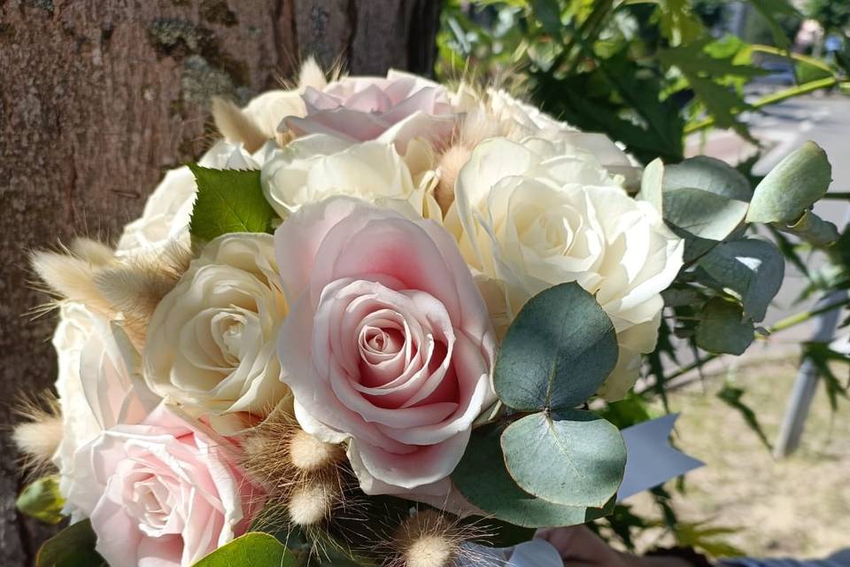 Bouquet de mariée rond