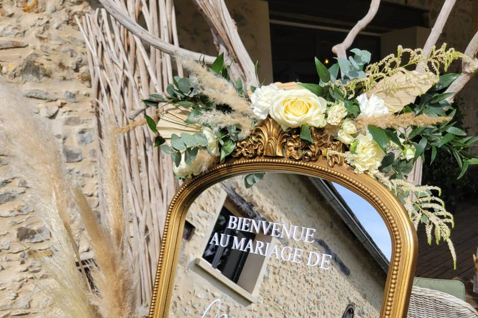 Décoration miroir