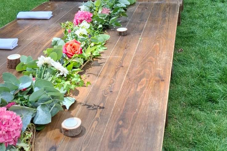 Guirlande de table