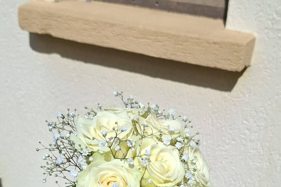 Bouquet de mariée rond