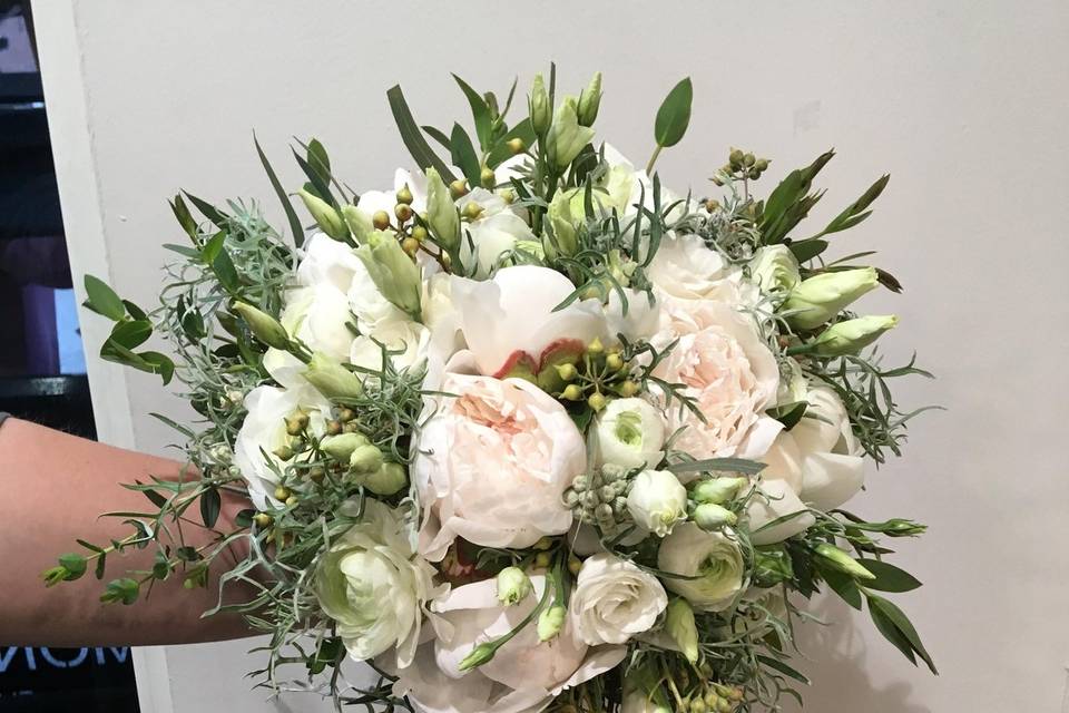 Bouquet de mariée cascade