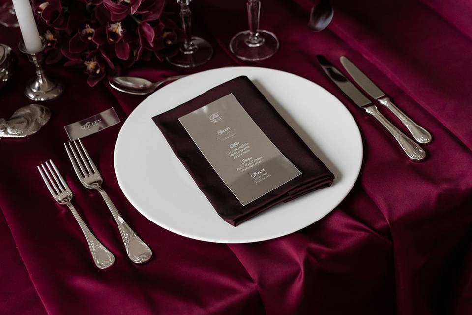 Burgundy Couture