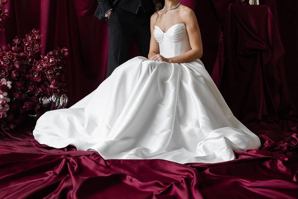 Burgundy Couture