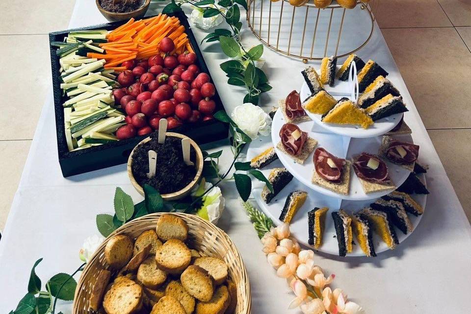 Buffet gourmand et coloré !