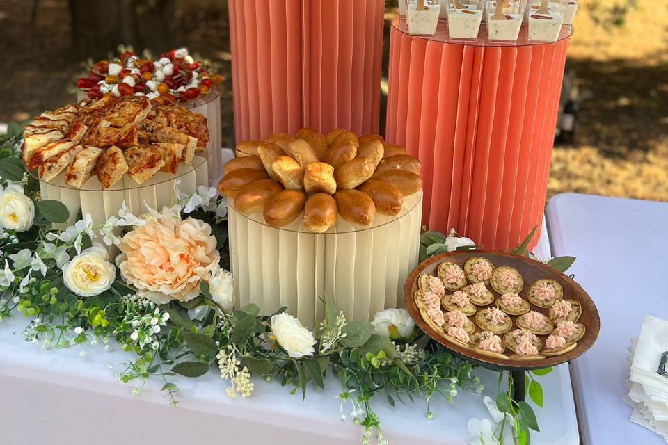 Buffet coloré