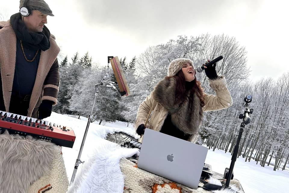 Mariage à la neige !