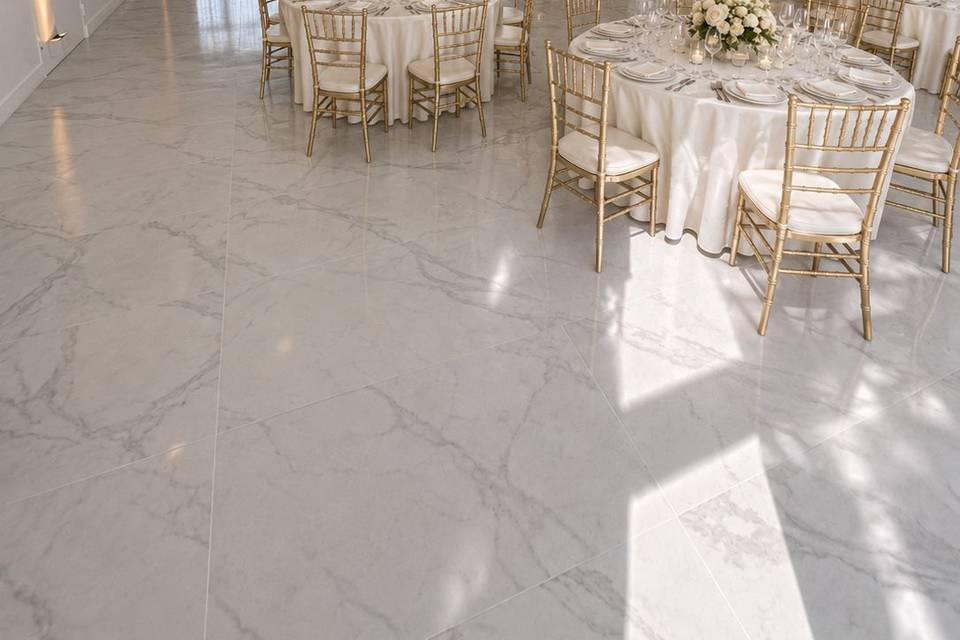 Salle de reception avec deco