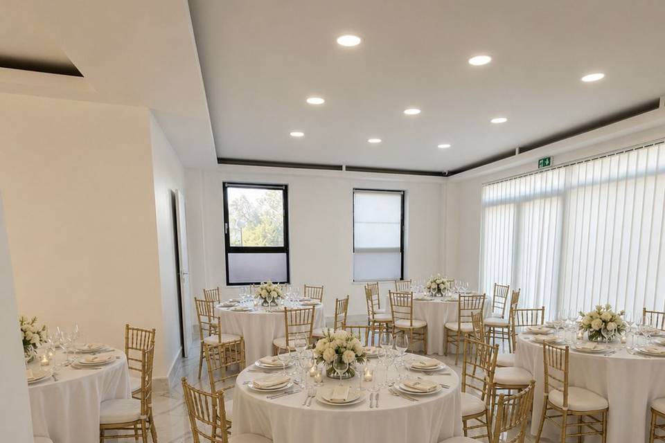 Salle côté cuisine avec déco