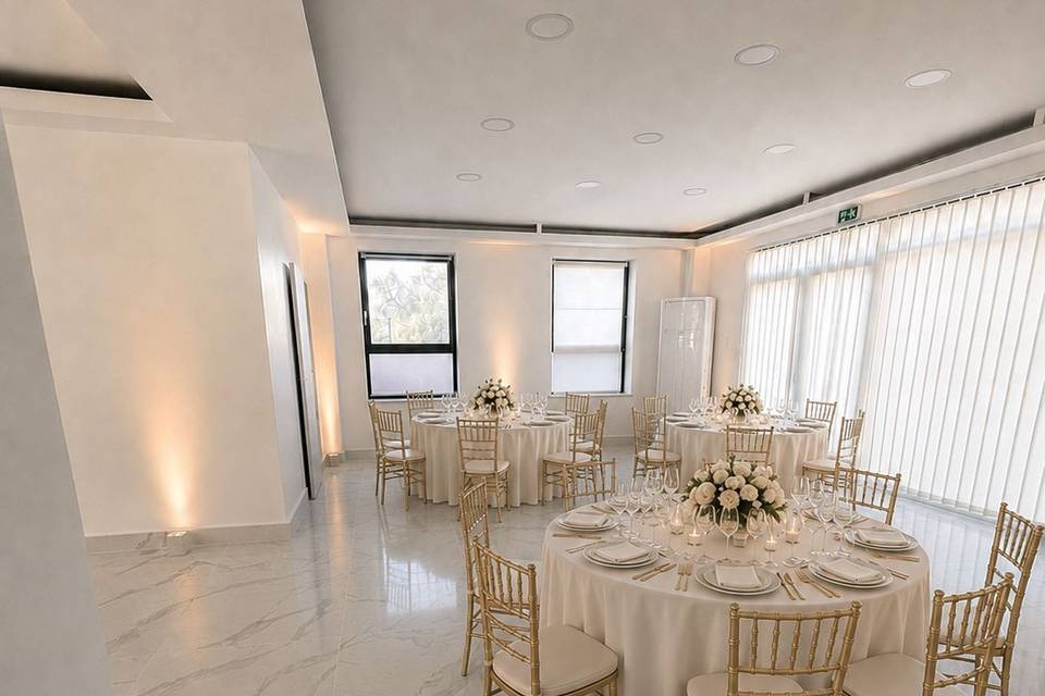 Salle côté cuisine avec déco
