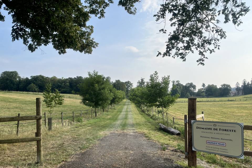 Entrée du Domaine