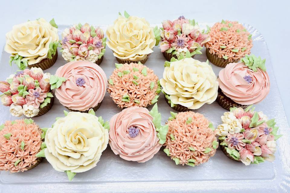 Cupcake fleurie