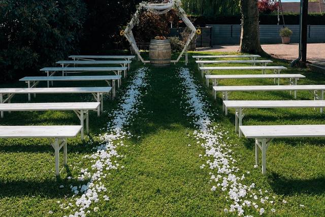 Cérémonie jardin d'Yvonne