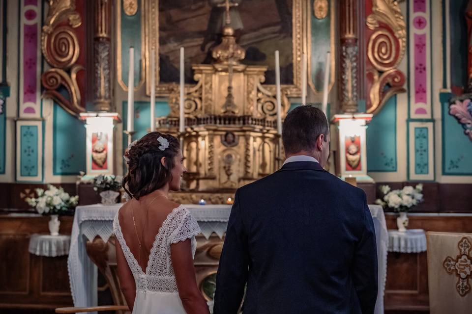 Mariage dans la chapelle