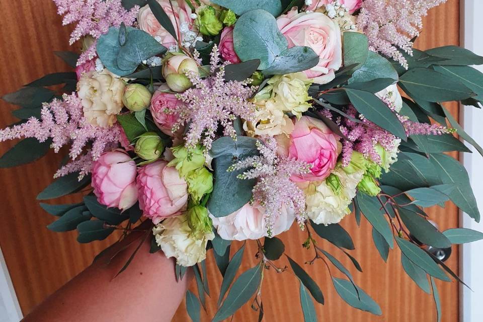 Bouquet mariée rose
