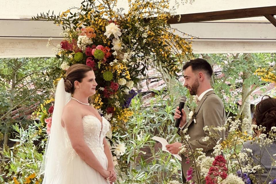 Mariage haut en couleur