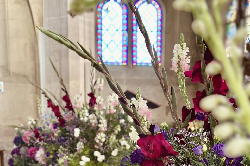 Décor sompteux d'Eglise