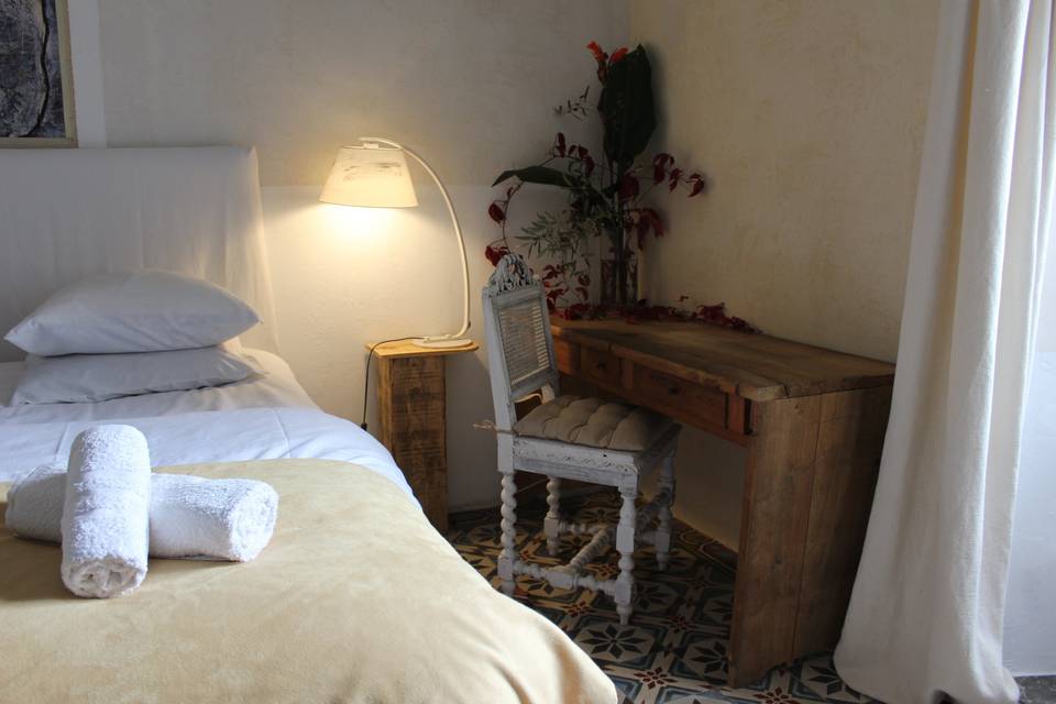 Gîte - Chambre bleue