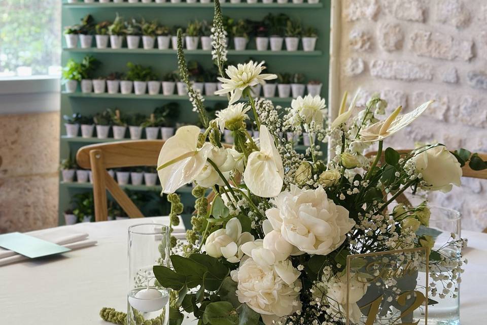 Bar à plantes pour les invités