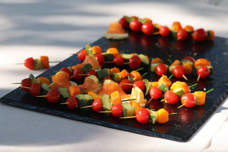 Brochettes apéritives