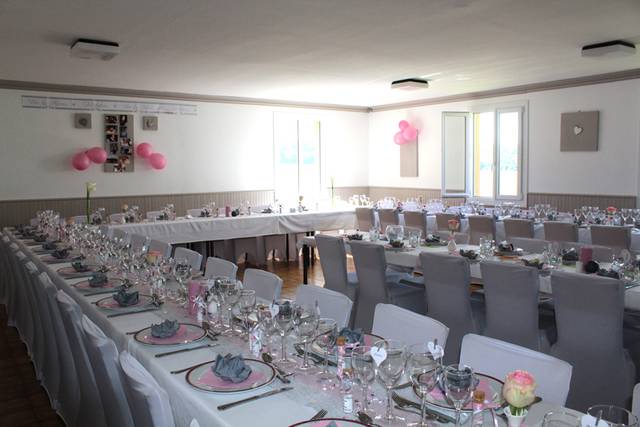 100 personnes table rectangle