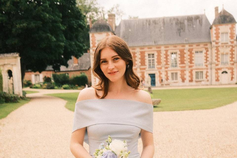 Robe d'invitée, femme enceinte