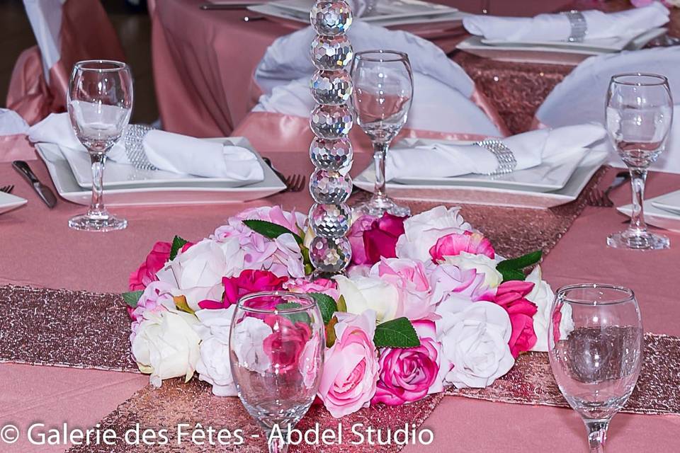 Table décorée