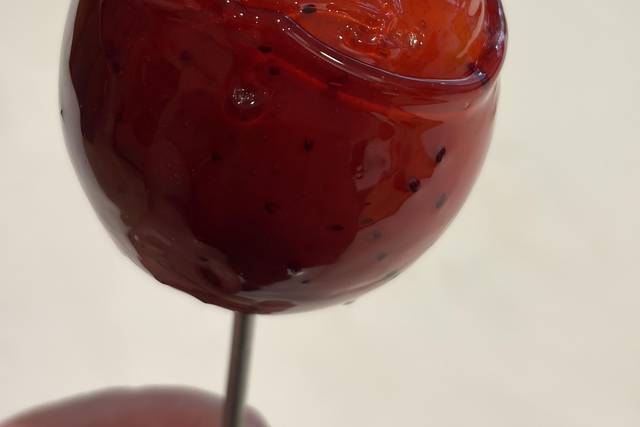 Pomme d’amour en forme de rose