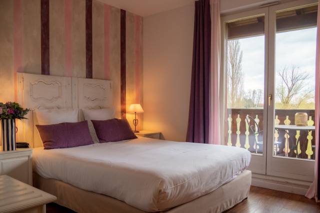 Chambre balcon vue vignes