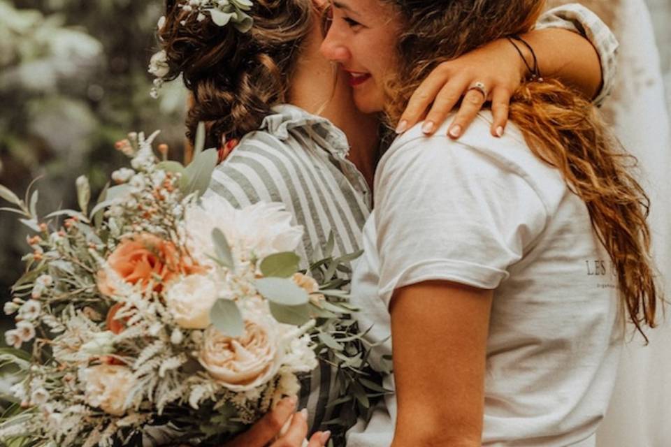 Remise du bouquet