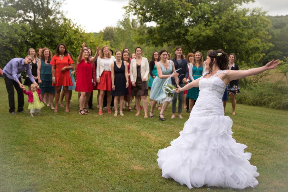 Lancer de bouquet