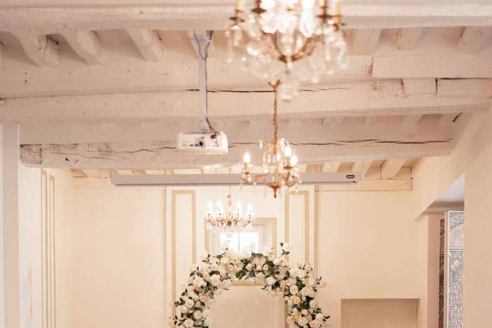 Décoration de la ceremonie