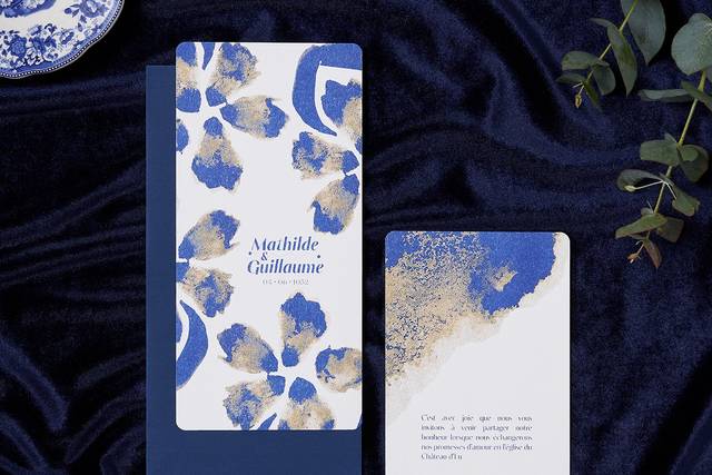 Invitation Collection Bleu Dor