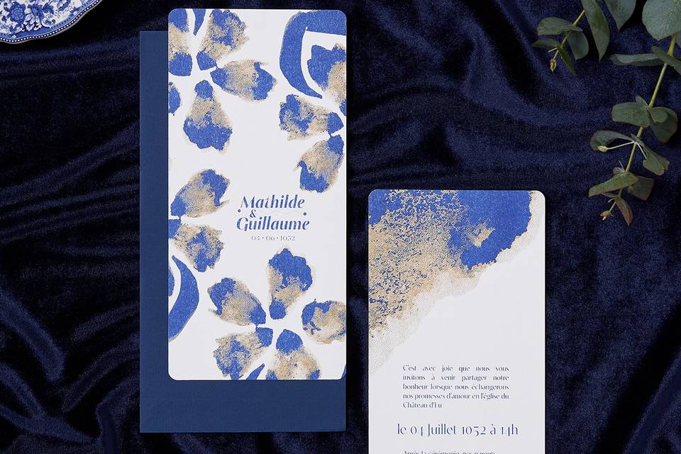 Invitation Collection Bleu Dor