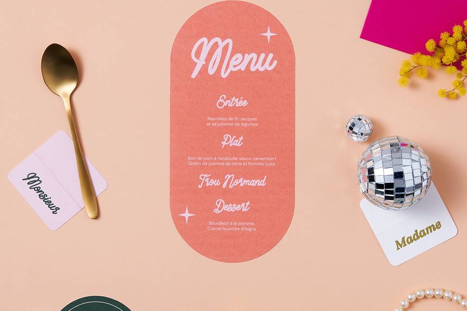 Menu Collection Pop