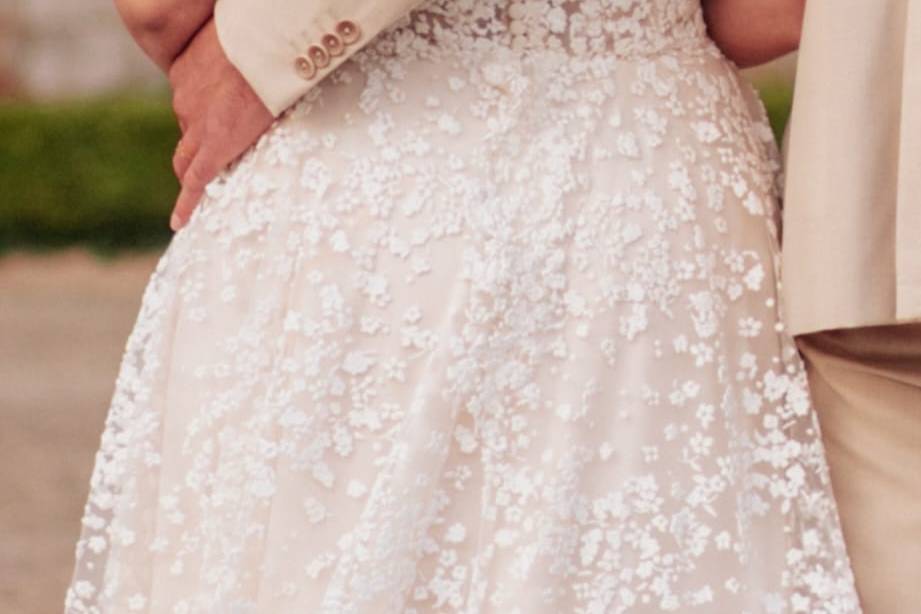 Collier de dos petites perles