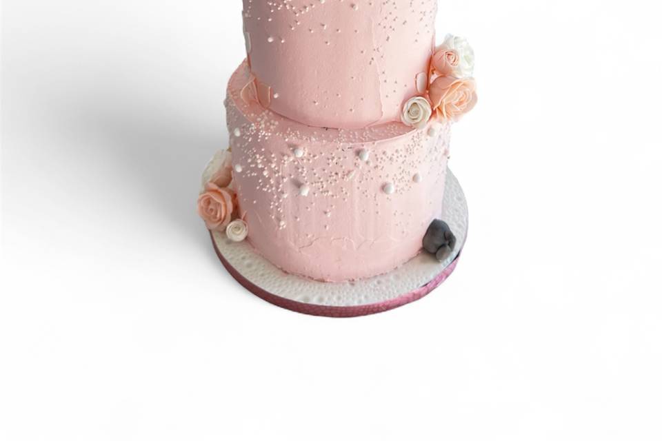 Gâteau Shabby Chic