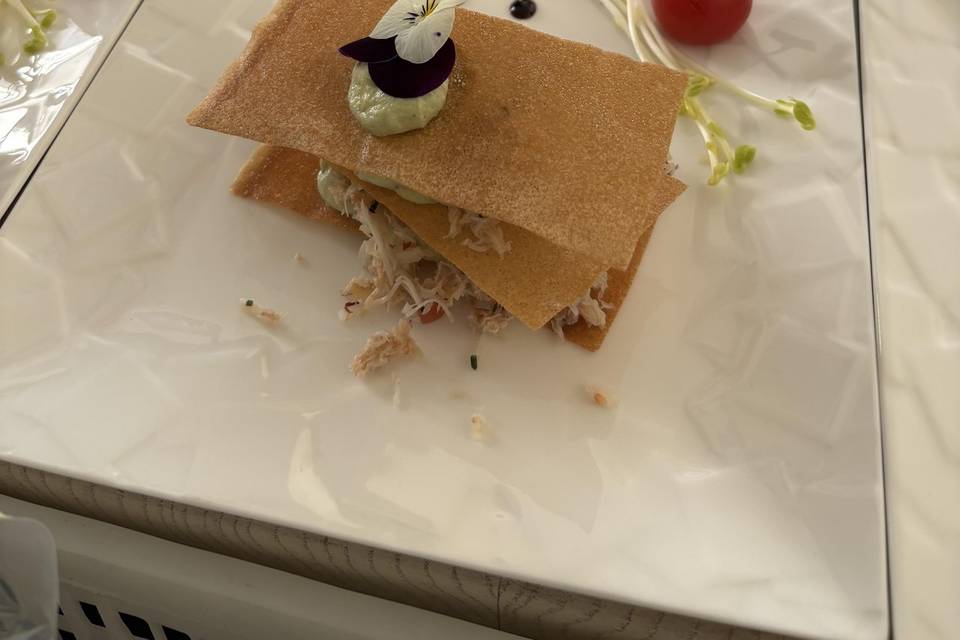 Entrée à l’assiette
