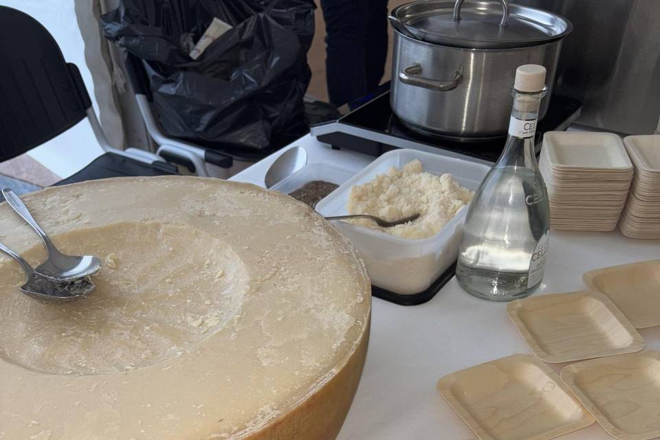 Atelier pâtes dans la meule