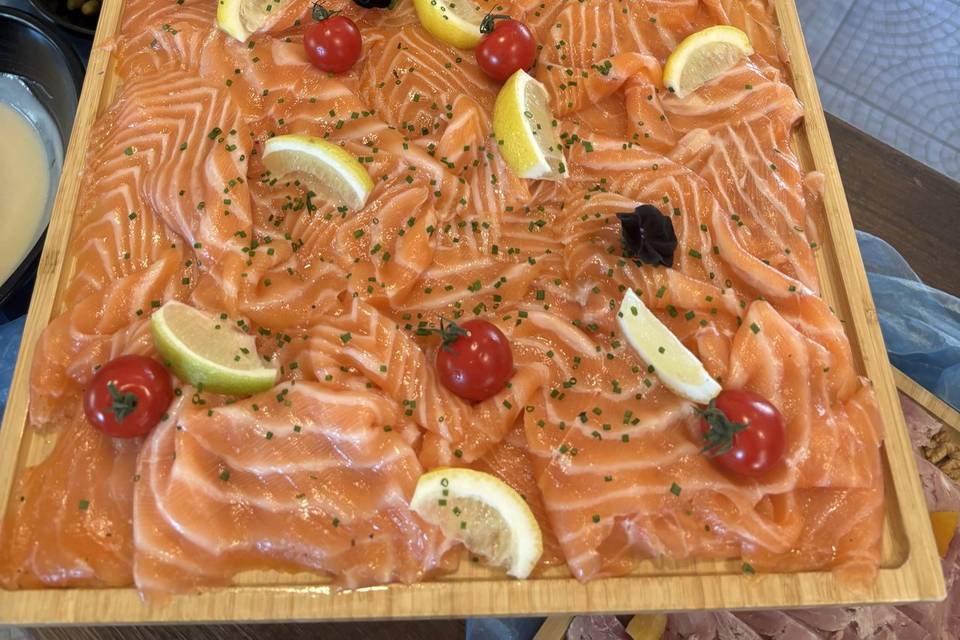 Carpaccio de saumon