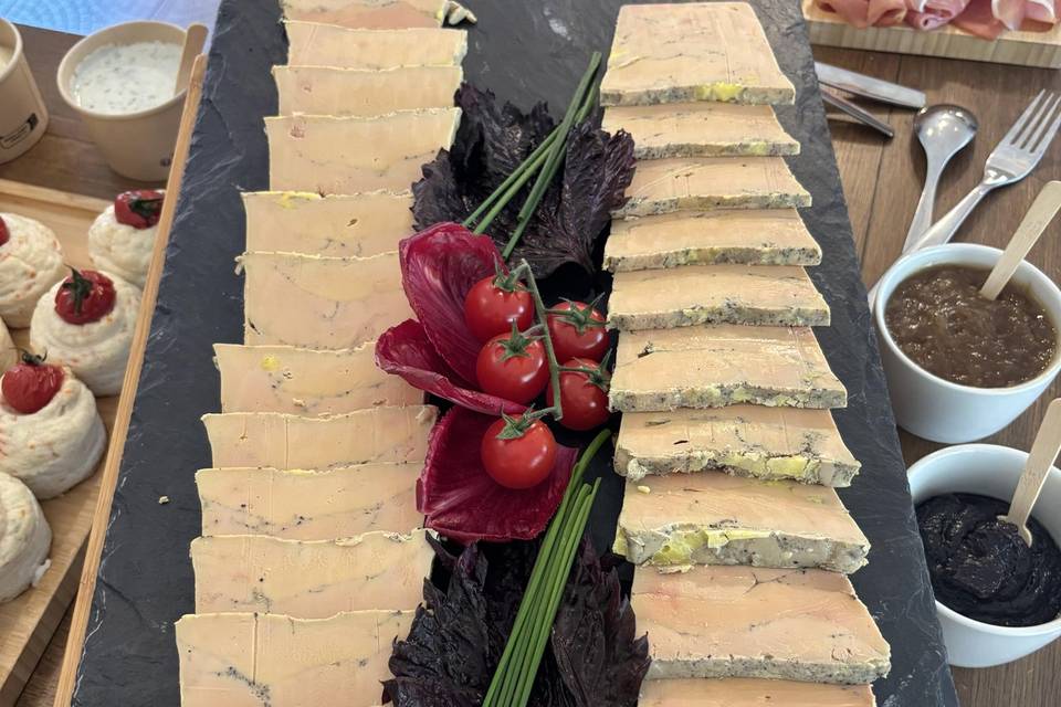 Foie gras au buffet